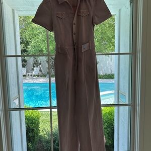 PAIGE Mauve Short Sleeve Jumpsuit